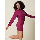 abordables jupe femme-ensemble jupe 2 pièces taille haute en tencel