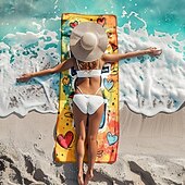 זול סטים של מגבות חוף-מגבת חוף lgbt love סדרת הדפסת תלת מימד גדולה מגבת מגבת רחצה מגבת סדין חוף שמיכה קלאסית 100% מיקרו סיבי שמיכות נוחות