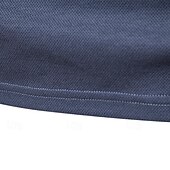 お買い得  メンズ クラシックポロ-男性用 コットンポロシャツ ゴルフシャツ カジュアル スポーツ ラペル 長袖 ベーシック 近代の 平織り クラシック 春 &amp; 秋 レギュラー グリーン コットンポロシャツ