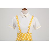 levne Šaty-Retro 50. léta Polední Šaty A-Line šaty Houpací šaty Puntíky Květinový Ovoce A-Linie Dámské předvečer Všech svatých Plesová maškaráda Svatební host Čajový dýchánek Běžné / Denní Dospělé Šaty Šaty pro