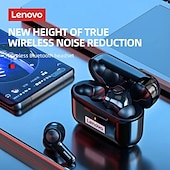 levne TWS Pravá bezdrátová sluchátka-Lenovo LP70 Bezdrátová sluchátka TWS V uchu Bluetooth 5.2 Stereo Zrušení okolního hluku ENC Dlouhá životnost baterie pro Apple Samsung Huawei Xiaomi MI Jóga Každodenní použití cestování Mobiln