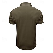 preiswerte Klassisches Poloshirt für Herren-Herren Poloshirt aus Baumwolle Golfhemd Arbeit Casual Kargen Kurzarm Basic Modern Farbblock Patchwork Taste Frühling Sommer Regular Fit Wein Dunkelgrau Schwarz Weiß Königliches Blau Grün Poloshirt
