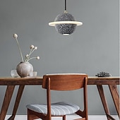ieftine Lumini pandantive-candelabru led plafoniera nordic retro acrilic ciment star camera de zi dining bar scara lumina calda 2-lumini 20cm 110-120v 220-240v