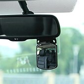 abordables Accessoires pour intérieur de voiture-Starfire rotatif bébé voiture rétroviseur voiture sécurité vue siège arrière miroir observation automatique siège arrière miroir auxiliaire bébé moniteur intérieur de voiture
