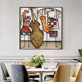 economico Quadri famosi-dipinto a olio fatto a mano su tela decorazione della parete di arte famoso picasso figura astratta per la decorazione domestica pittura senza cornice arrotolata non stirata