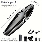 cheap Vacuum Cleaners-Car Vacuum Cleaner Dry and Wet Dual Mini Wireless Car Vacuum Cleaner Handheld Charging High Power Vacuum Cleaner