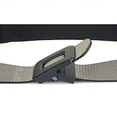 cheap Men's Belt-Men's Belt Nylon Belt Reversible Belt Hollow-out Rotating Buckle Alloy Durable Adjustable Plain Red Kakhi Outdoor Daily Waist Belt