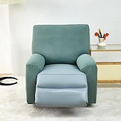 billiga Vilstol och länstol-jacquard fåtölj överdrag överdrag lazyboy överdrag soffstolsöverdrag 4-delade set, halkfri vilstol med förvaringsfickor möbelskydd för vardagsrum