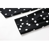 billige skjorte for menn-Herre Skjorte Sommerskjorte Hawaii skjorte Skjorte med knapper Svart Rosa Langermet Polkadotter Aftæpning utendørs Gate Knapp ned Klær Polyester Mote Fritid Pustende Bekvem