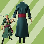 cheap Anime Costumes-One Piece Roronoa Zoro Anime Cosplay Costume Outfits Cosplay Suits Carnival Masquerade Costume For Men&#039;s Boys Kid&#039;s Adults&#039;