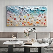 Handmade Original The Colored shells Oil Painting On Canvas Wall Minimalist art Art Painting scenery for Home Decor With Stretched Frame/Without Inner Frame Painting4