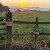 cheap Outdoor Wall Lights-Ultrasonic Animal Repellent Solar Outdoor Waterproof Ultrasonic Bird Repellent Explosive Flash Mouse Repellent USB Solar Charging Method Used for Home Garden Yard Garage Farm 1PC