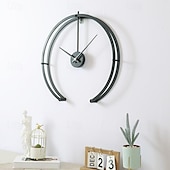 levne Nástěnné ozdoby-velké nástěnné hodiny moderní design minimalistické domácí hodiny obývací pokoj dekorace ložnice tiché závěsné hodinky 3d
