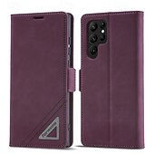 Недорогие Чехлы для Samsung-телефон Кейс для Назначение SSamsung Galaxy S24 S23 S22 S21 Ultra Plus A54 A34 A14 Примечание 20 10 Кошелек для карт Откидная подножка Разъем для карты Защита от удара Ретро ТПУ Кожа PU