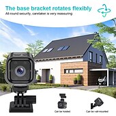 levne Pokojové infračervené kamery-IP kamera 1080P HD Mini WIFI Detekce pohybu Noční vidění Vevnitř Venkovní Podpěra, podpora