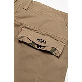 voordelige Klassiek-Voor heren Cargoshorts korte broek Wandelshorts Meerdere zakken Effen Buitensporten Streetwear Cargoshorts Korte broeken Leger groen Licht Grijs
