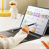 cheap Stylus Pens-4-Section Scalable Capacitive pen For Universal for all touch screen tablets Portable New Design 2 in 1 stylus Aluminum Alloy ABS