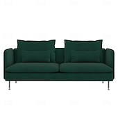 economico Copridivano-Copertura per Divano in Velluto Colore Unito con Braccioli Lavabile e Asciugabile in Macchina Coperture in Velluto