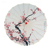 cheap Mr &amp; Mrs Wedding-Silk Cloth Parasol (33-inch Peony) - Chinese Japanese Style Paper Umbrella - For Weddings And Personal Sun Protection Asdf Christmas