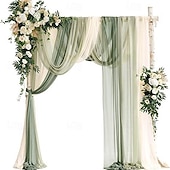 preiswerte Herr und Frau Hochzeit-Hochzeitsbogen-Blumensimulationsblumen-Set mit fünf künstlichen Plaketten, Blumendekoration, Blumenarrangement