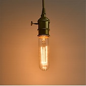 Χαμηλού Κόστους Λάμπες Πυρακτώσεως-6 τμχ 40w vintage λαμπτήρες Edison t10 e27/e14 βιομηχανικός λαμπτήρας πυρακτώσεως με ρυθμιζόμενο φωτισμό αντίκες ρετρό λάμπα ac220-240v για το σπίτι