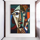 preiswerte Gemälde mit Menschen-handgemaltes Ölgemälde Pablo Picasso, berühmtes Gemälde aufgerollte Leinwand, berühmtes Mädchen, Leinwandkunst, kein gerahmtes Wandkunstgemälde, Heimwanddekoration