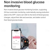 tanie Smartwatche-696 TK63 Inteligentny zegarek 1.91 in Inteligentny zegarek Bluetooth EKG + PPG Monitorowanie temperatury Krokomierz Kompatybilny z Android iOS Męskie Odbieranie bez użycia rąk Powiadamianie o