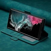 Недорогие Чехлы для Samsung-телефон Кейс для Назначение SSamsung Galaxy S24 S23 S22 S21 Ultra Plus A54 A34 A14 Примечание 20 10 Кошелек для карт Откидная подножка Разъем для карты Защита от удара Ретро ТПУ Кожа PU