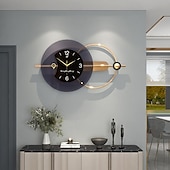 levne Nástěnné ozdoby-luxusní tiché nástěnné hodiny moderní design obývací pokoj domácí dekorace velké nástěnné hodiny hodiny dekorace domu nástěnné hodinky jehla 80 * 38 cm 100 * 48 cm