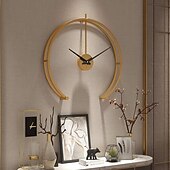 levne Nástěnné ozdoby-velké nástěnné hodiny moderní design minimalistické domácí hodiny obývací pokoj dekorace ložnice tiché závěsné hodinky 3d