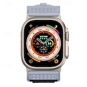 Χαμηλού Κόστους Ζώνες Apple Watch-Αθλητικό Μπρασελέ Συμβατό με Ζάντα ρολογιού Apple Watch 38mm 40mm 41mm 42mm 44mm 45mm 49mm Πολλαπλών στρώσεων Ελαστικό Τραχύς Νάιλον Ανταλλακτικό λουράκι ρολογιού για iwatch Ultra 2 Series 9 8 7 SE 6