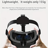 economico Elettronica per il benessere personale-Cuffie 3D VR Occhiali per realtà virtuale intelligenti Casco VR per iPhone/Smartphone Android Lenti del telefono con controller Binocolo