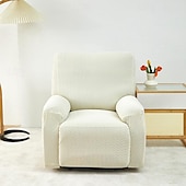billiga Vilstol och länstol-jacquard fåtölj överdrag överdrag lazyboy överdrag soffstolsöverdrag 4-delade set, halkfri vilstol med förvaringsfickor möbelskydd för vardagsrum
