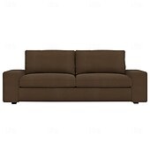 baratos Cobertura de Sofa-Capa de Sofá de Veludo de 3 Lugares Colcha de Veludo em Cor Sólida
