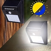 cheap Outdoor Wall Lights-Solar Motion Sensor Wall Light 20LEDs Tri-operating Modes IP65 Waterproof Outdoor Light for Yard Garden Fence Garage