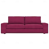 baratos Cobertura de Sofa-Capa de Sofá de Veludo de 3 Lugares Colcha de Veludo em Cor Sólida