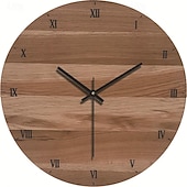 levne Nástěnné ozdoby-nástěnné hodiny jednoduchý moderní design dřevěné hodiny do ložnice dřevěné nástěnné hodinky domácí dekorace tiché digitální velké nástěnné hodiny kuchyňské nástěnné hodiny z masivu tiché hodiny do obývacího pokoje domácí kancelář quartz 30 cm