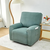 billiga Vilstol och länstol-jacquard fåtölj överdrag överdrag lazyboy överdrag soffstolsöverdrag 4-delade set, halkfri vilstol med förvaringsfickor möbelskydd för vardagsrum