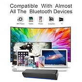 cheap Speakers-LITBest X7Bluetooth Speaker Bluetooth USB Portable LED Light Mini Speaker For TV &amp; PC