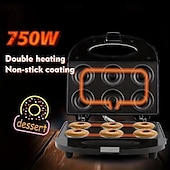 cheap Home Appliances-Donut Maker Machine Non -stick Surface Donut Making Machine For Home Bakery Dessert Shop Donuts Recipes For Snacks Dessert And More