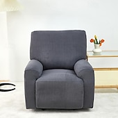billiga Vilstol och länstol-jacquard fåtölj överdrag överdrag lazyboy överdrag soffstolsöverdrag 4-delade set, halkfri vilstol med förvaringsfickor möbelskydd för vardagsrum