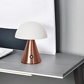 preiswerte Tischlampen-Morden LED-Tischlampe aus Metall mit Retro-Farbdimmung, minimalistische Vintage-Ambientelampe im europäischen Stil für Schlafzimmer