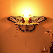 お買い得  彫刻-1個のクリエイティブでシンプルな壁掛けストライプの蝶型ディスプレイスタンド、釘なし、カラフルなクリエイティブな蝶型の壁飾り吊り下げピース組み立て木製手工芸品吊り下げ装飾