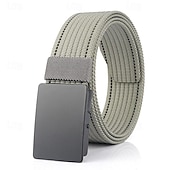 cheap Men&#039;s Belt-Men&#039;s Nylon Belt Waist Belt Black 1# Black Nylon Alloy Durable Adjustable Plain Outdoor Daily