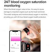 tanie Smartwatche-696 TK63 Inteligentny zegarek 1.91 in Inteligentny zegarek Bluetooth EKG + PPG Monitorowanie temperatury Krokomierz Kompatybilny z Android iOS Męskie Odbieranie bez użycia rąk Powiadamianie o