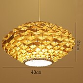 abordables Suspension-Lampe suspendue LED moderne en rotin tissé ananas, 1 lumière, 110-240v