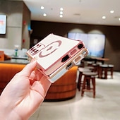 Недорогие Чехлы для Samsung-телефон Кейс для Назначение SSamsung Galaxy S24 S23 S22 S21 Ultra Plus S25 Ультра Кейс на заднюю панель Поддержка беспроводной зарядки Защита от удара С сердцем ТПУ Покрытие