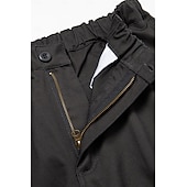 baratos Calças Cargo-Homens Calças Cargo Calça cargo Calças Calças de trabalho Cintura elástica Bolso multi Tecido Conforto Respirável Casual Diário Streetwear Esportes Moda Cinzento Verde ダークカーキ Micro-Elástica