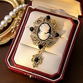 cheap Accessories and More-Rococo Baroque Victorian Brooch Pins Ren Faire Brooches Edwardian Women&#039;s Royal Masquerade Event / Party Adults&#039; Brooch