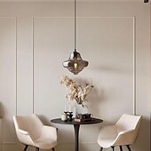 economico Luci Isola cucina-lampada a sospensione a led, design a lanterna, lampadario moderno in vetro metallo di grandi dimensioni, stile retrò adatto per cucina con lampadari, bancone bar, negozi/caffetterie, sala da pranzo,